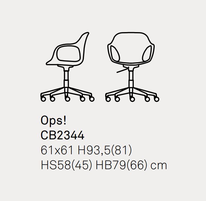 Стул для офиса Connubia Ops! CB2344