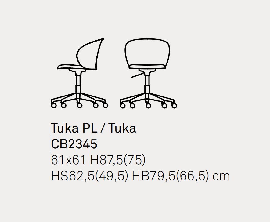 Офисный стул Connubia Tuka CB2345