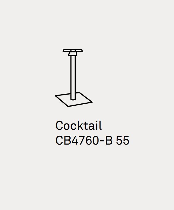 Основание для обеденного стола Connubia Cocktail CB4760-B 55
