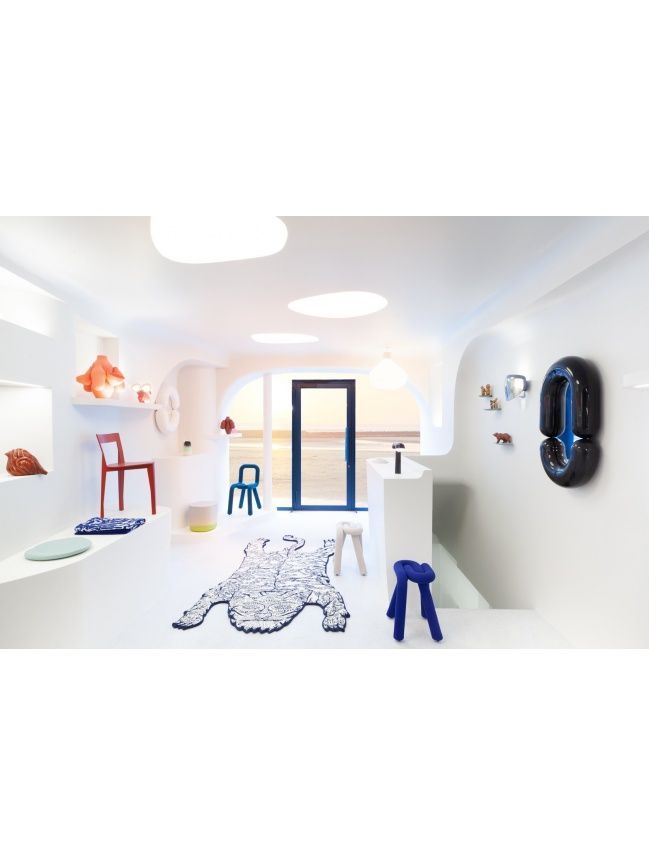 Дизайнерское зеркало Moustache Zodiac JBF 11 WHITE M