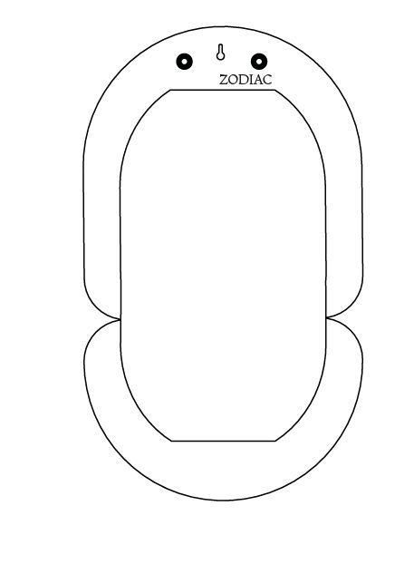 Дизайнерское зеркало Moustache Zodiac JBF 11 WHITE M