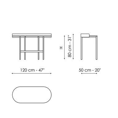 Письменный стол Bonaldo Asia Home Office