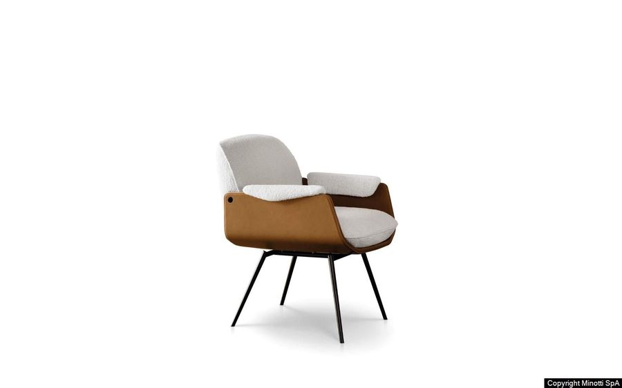 Мягкий стул Minotti Laurel "Dining"