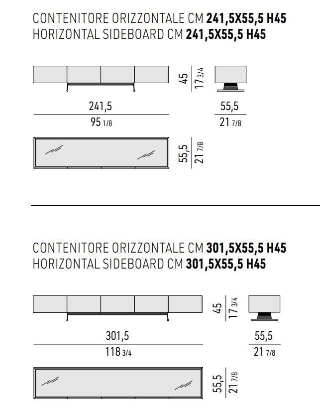Стильный буфет Minotti Libra "Sideboard"