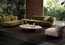 Плетеный диван из ротанга Minotti Saki "Cord" Outdoor