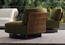 Плетеный диван из ротанга Minotti Saki "Cord" Outdoor