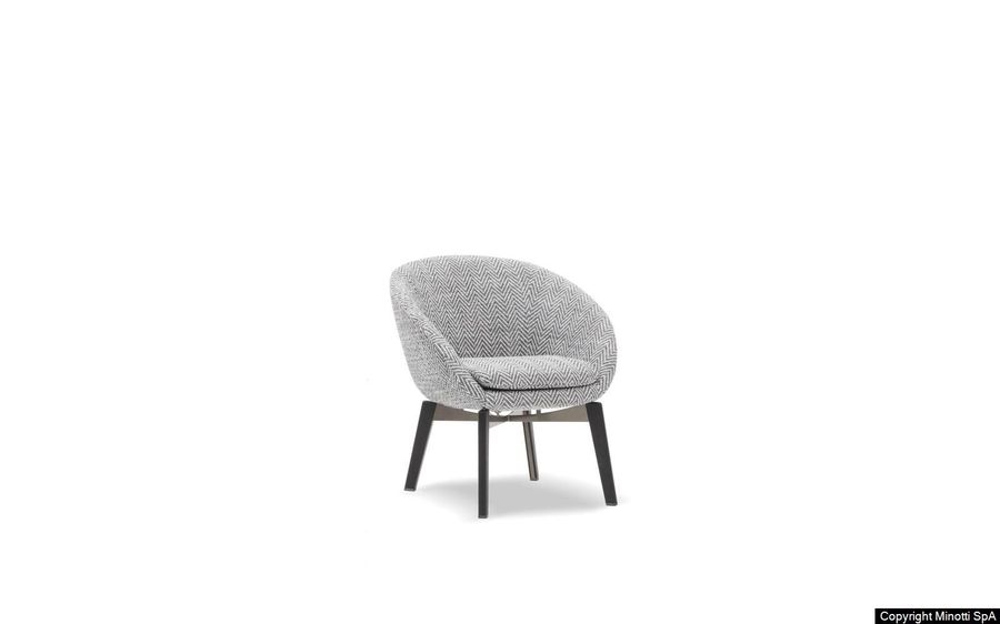 Дизайнерский стул Minotti Russell "Lounge"