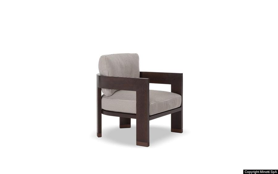 Садовое кресло Minotti Warhol "Dark Brown" Outdoor