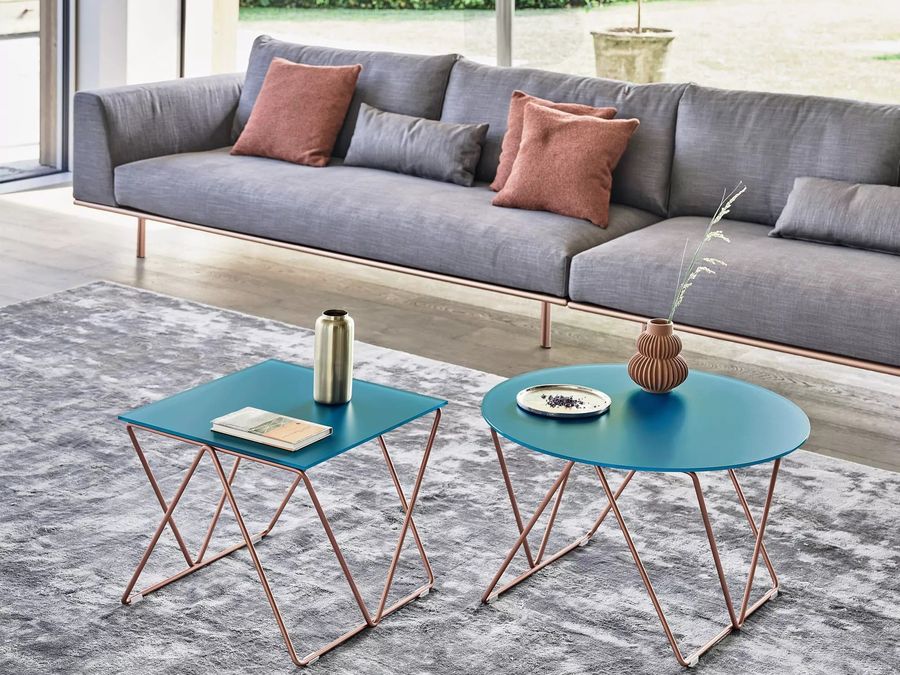 Стол в кожаной отделке Bontempi Casa Flexus