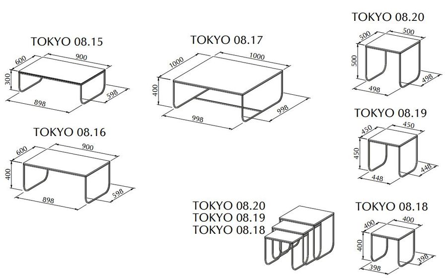 Элегантный столик Bontempi Casa Tokio