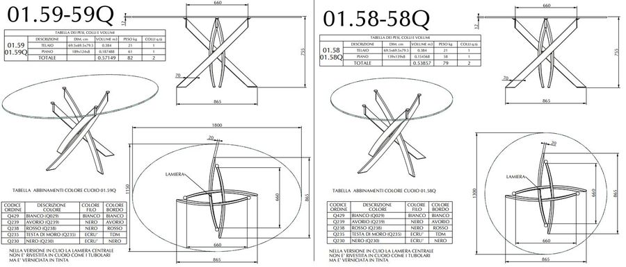 Обеденный стол Bontempi Casa Barone