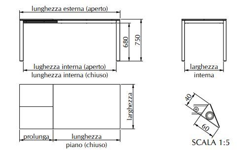 Стол-трансформер Bontempi Casa Dublino