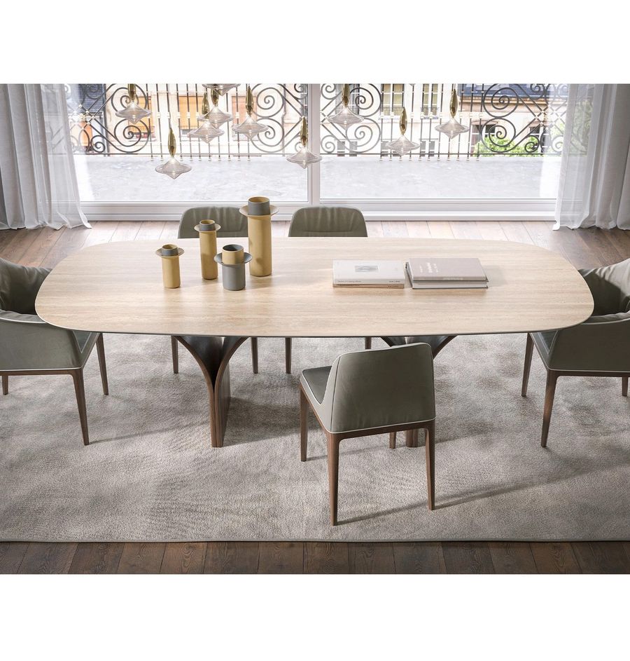 Обеденный стол Tonin Casa Arco_travertino T8268FLT