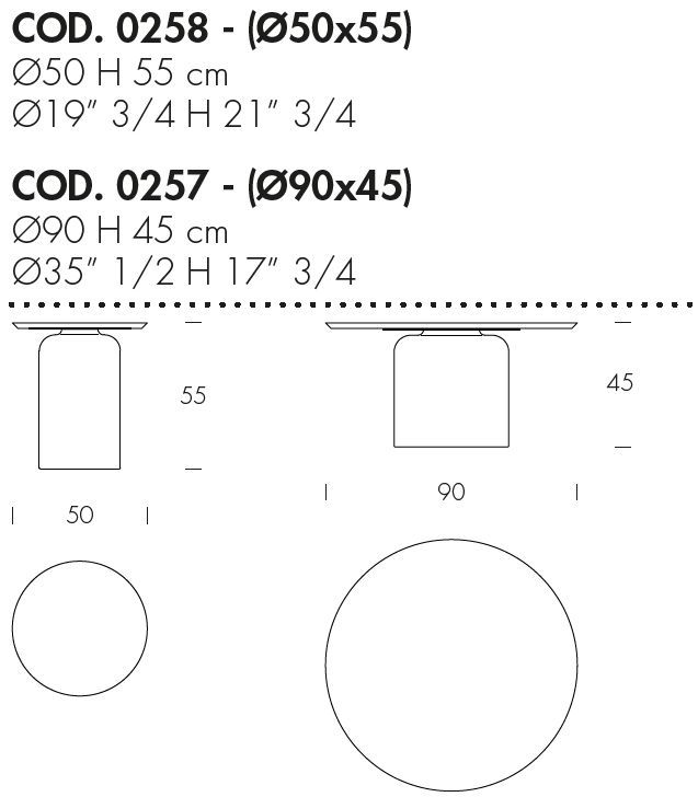 Дизайнерский столик Tonin Casa Soffio Èlite T8311