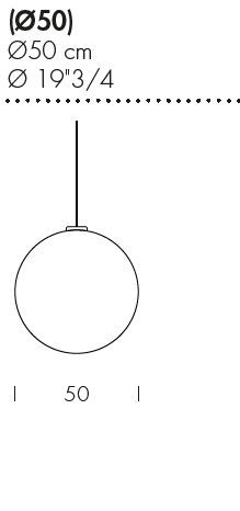 Подвесной светильник Tonin Casa Venice Moon T9133