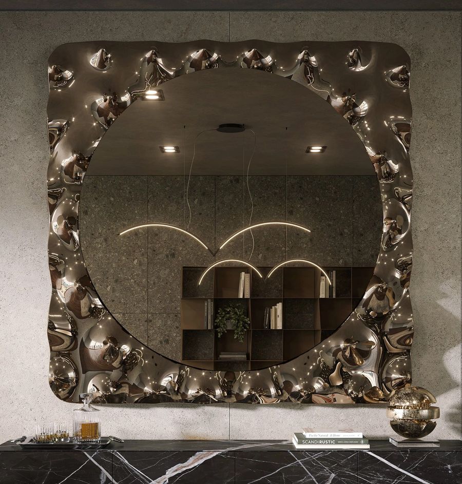 Квадратное зеркало Tonin Casa Afrodite Maxi T7958XL