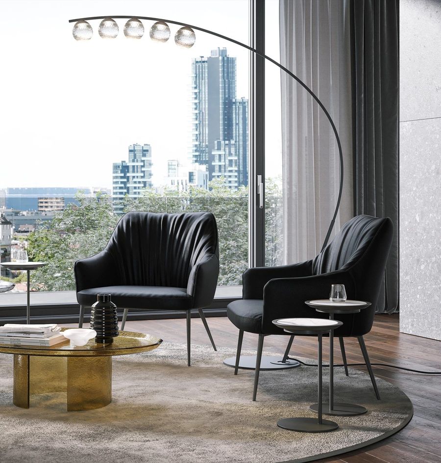 Элегантный светильник Tonin Casa Iperbolle Piantana T9135PI