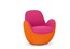 Вращающееся кожаное кресло Roche Bobois Aircell
