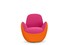 Вращающееся кожаное кресло Roche Bobois Aircell