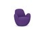 Вращающееся кожаное кресло Roche Bobois Aircell