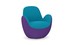 Вращающееся кожаное кресло Roche Bobois Aircell