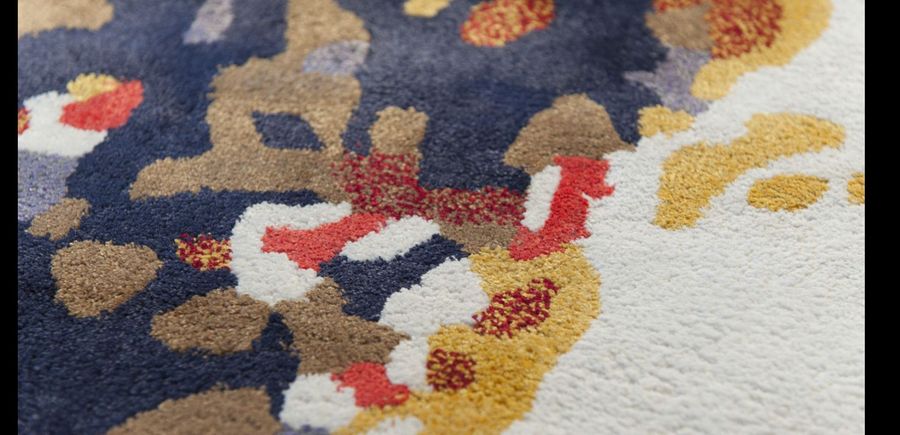 Разноцветный ковер Roche Bobois Moon Walk