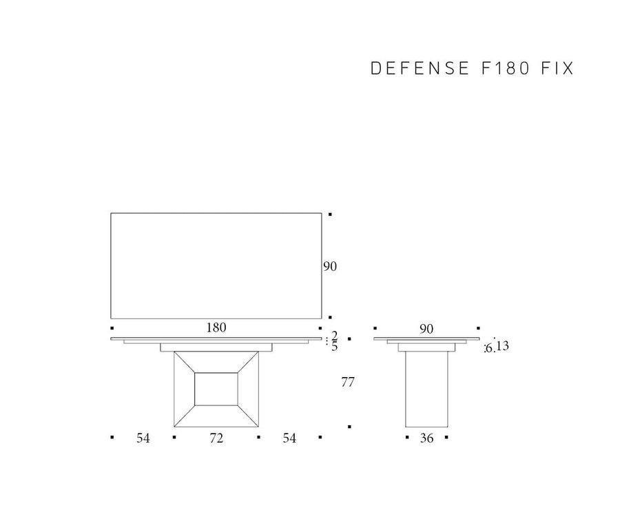 Обеденный стол ALTACOM Defense