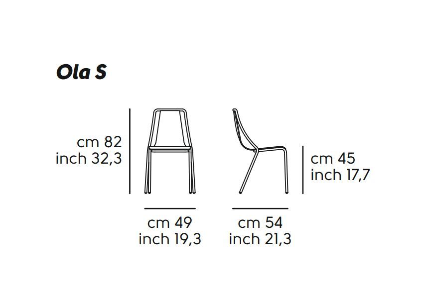 Садовый стул Midj Ola S M INOX