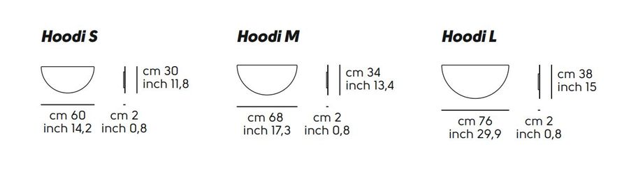 Дизайнерское зеркало Midj Hoodi