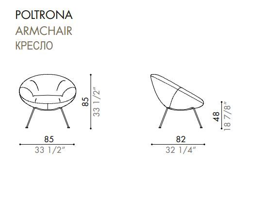 Стильное кресло Desiree Nest Soft