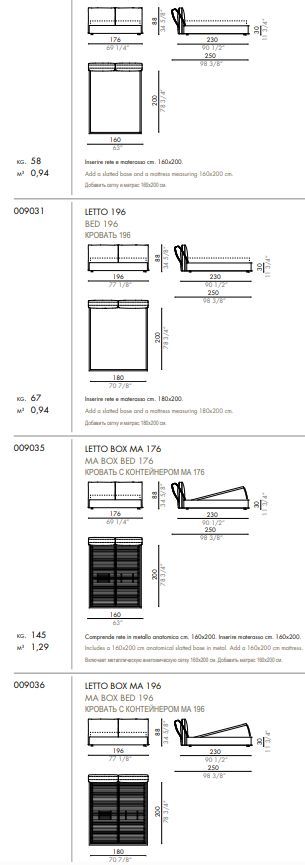 Дизайнерская кровать Desiree Hab