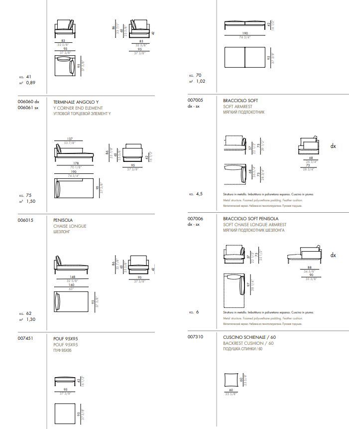 Модульный диван Desiree Arlon