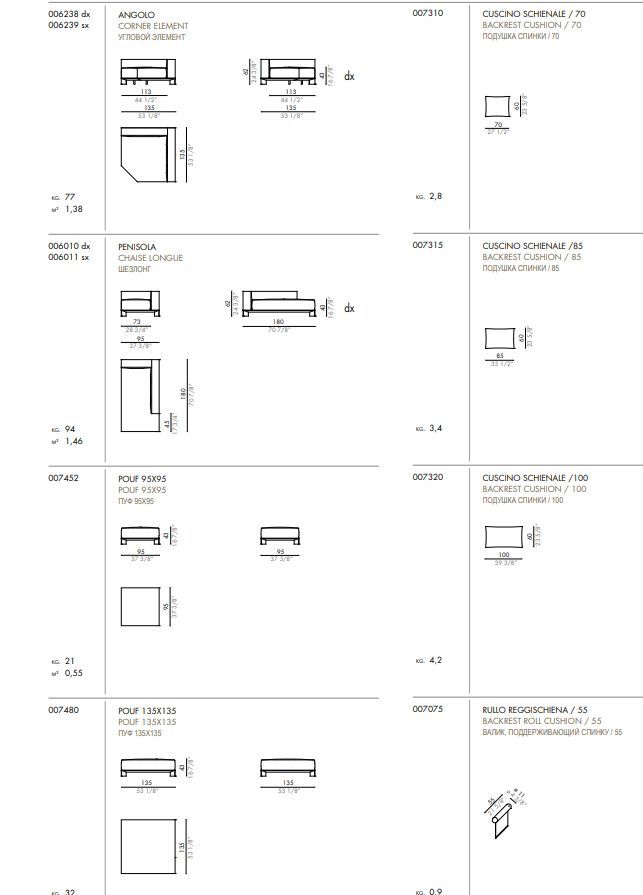 Дизайнерский диван Desiree Easton