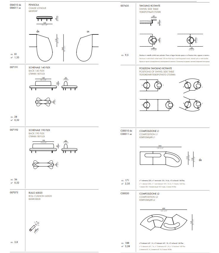 Дизайнерский диван Desiree Elies