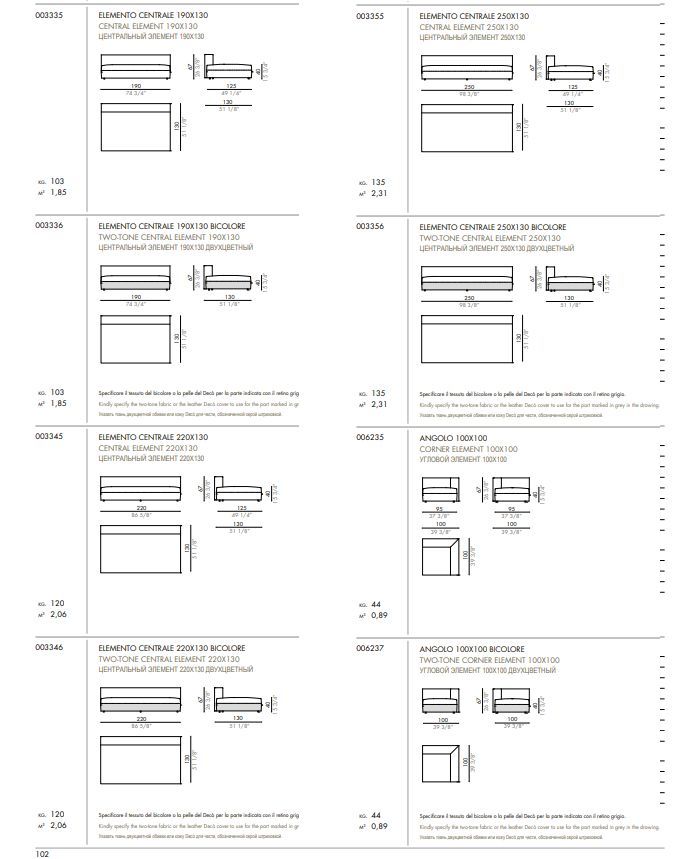 Модульный диван Desiree Glow-in