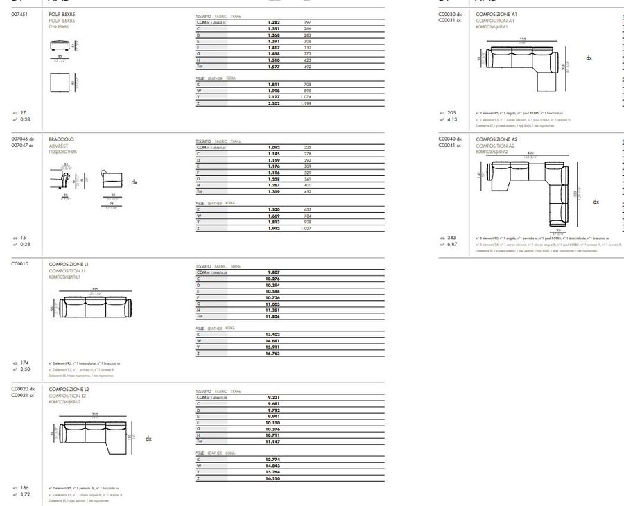 Дизайнерский диван Desiree Hab