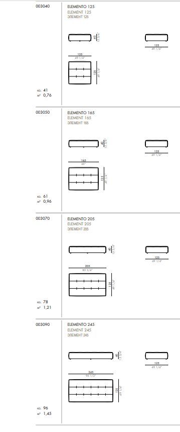 Модульный диван Desiree Melvil