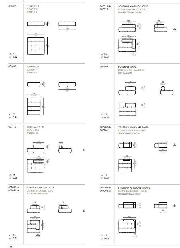 Модульный диван Desiree Melvil