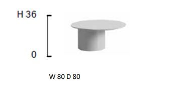 Журнальный столик Frag Myon 80, Myon 120