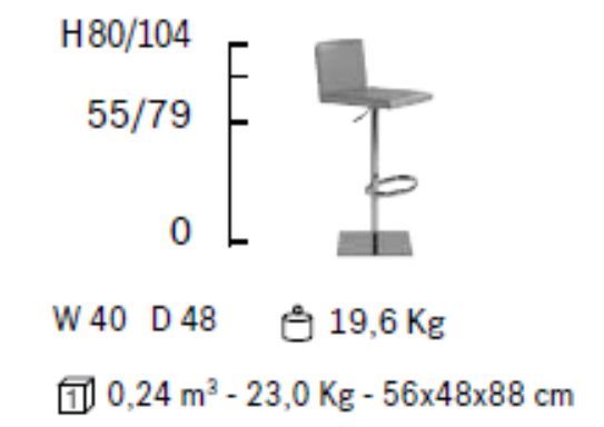 Стул для бара Frag Lilly GP FG40804