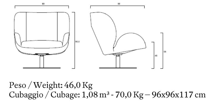 Вращающееся кресло Frag Ocean FG52700, FG52720
