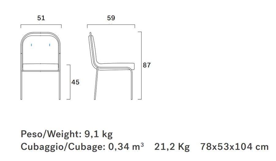 Модный стул Frag Olimpia FG50100