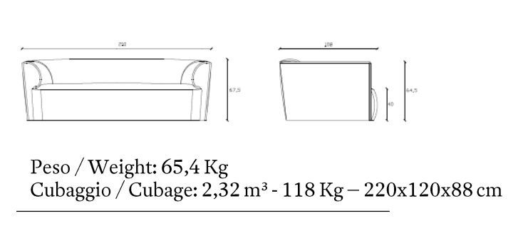 Мягкий диван Frag Gast