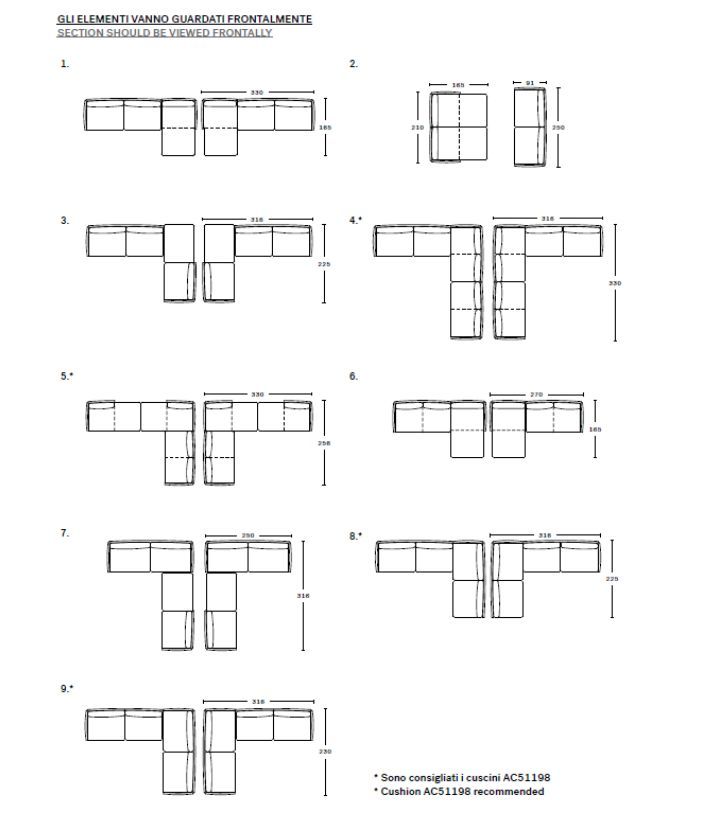 Стильный диван Frag Wilton