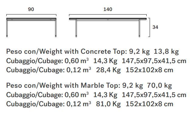 Современный столик Frag Square 100 FG46554, Square 140 FG46556
