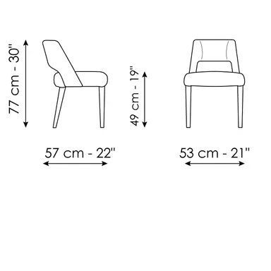 Уютный стул Bonaldo Mask, Miss Mask