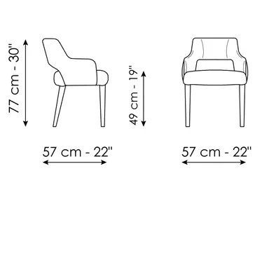 Уютный стул Bonaldo Mask, Miss Mask