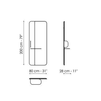 Дизайнерское зеркало Bonaldo Blabla Mirror