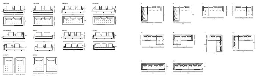 Современный диван Zanotta Shiki