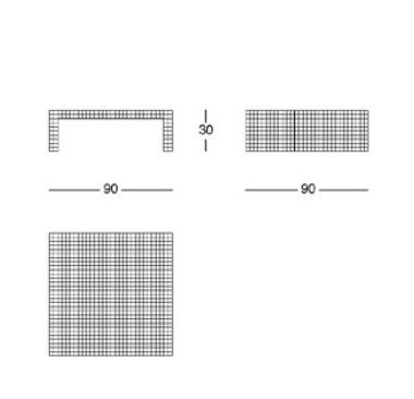 Журнальный столик Zanotta Quaderna Coffee table 656